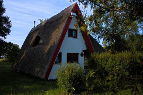 Cottage with fireplace and Bodden view, Ummanz