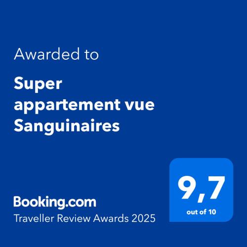 Super appartement vue Sanguinaires 2