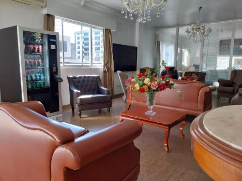 ห้องส่วนกลางสำหรับนั่งเล่น/ดูทีวี, Colle Tourist Hotel Standard Sem Elevador in คริซิวมา