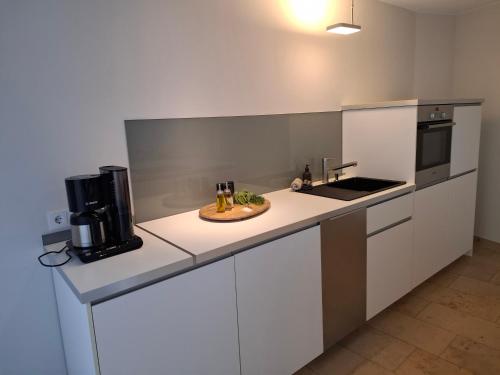 köök, Ferien-Appartement in Strohn