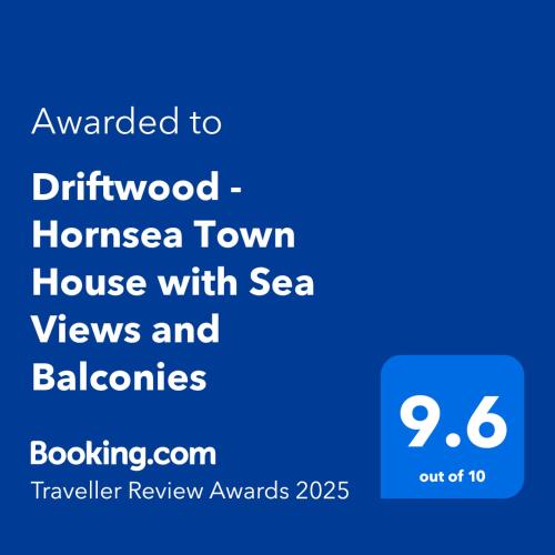Driftwood - Hornsea Town House with Sea Views and Balconies