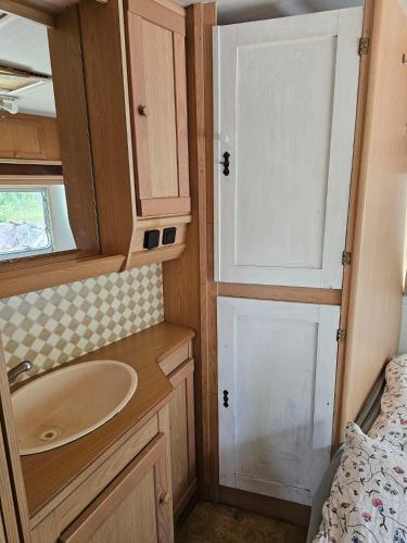 Caravan on eco farm with external bathroom - Bjorngarden, Sunne (fotografie 3)