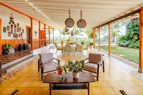 Casa Campestre con Jacuzzi y 4 habitaciones en Pereira in Mundo Nuevo