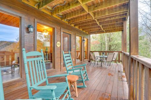 Quaint Sevierville Cabin with 2-Tier Deck and Hot Tub! - image 11