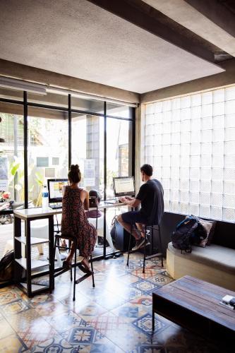 Skupni salon/TV območje, M Boutique Hostel in Bali