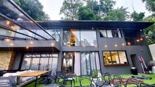 Buitenkant, Modern house sea view in Joa in Sao Conrado