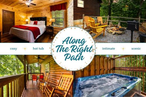 Cabin 6 Peaceful Cabin with Hot Tub, Loft, and Fire Pit, Sevierville