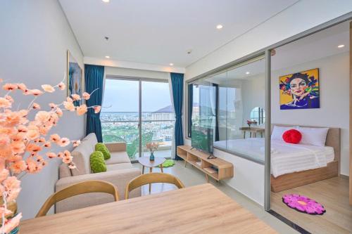프엉 8의 아파트먼트 (72m², 침실 3개, 프라이빗 욕실 2개)