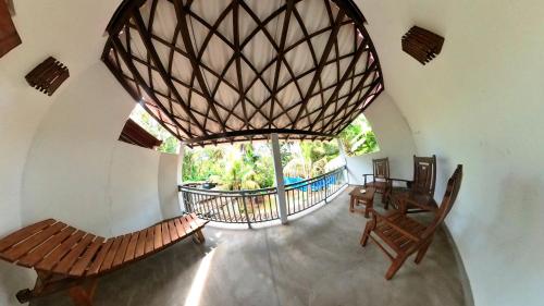Rõdu/terrass, Abraham Beach House in Tangalle