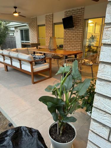 Balcony/terrace, Tranquil Retreat - Your Own Room in a Peaceful Modern Shared House in Warner Lakes in Brisbane Northern Suburbs