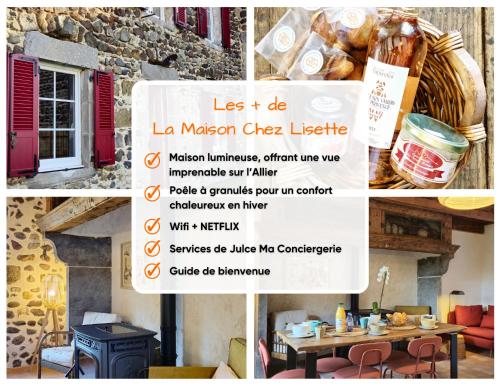La Maison Chez Lisette avec piscine et terrain de pétanque privé au bord de l'Allier ! gîte à louer Reilhac