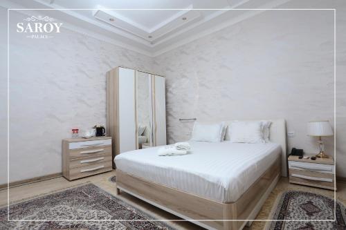 Exterior view, Hotel Saroy palace in Qarshi city in Qarshi