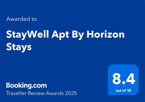 StayWell Apt By Horizon Stays