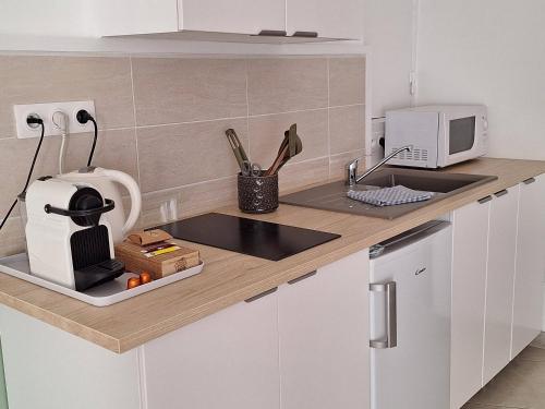 Kitchen, Studio d'Hotes les Libellules in Castelnau-le-Lez