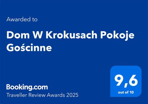 Dom W Krokusach Pokoje Gościnne