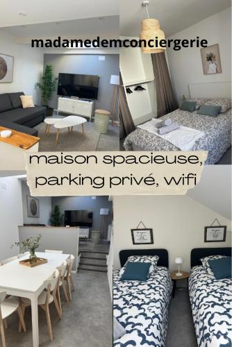 Tys Home, maison spacieuse avec parking