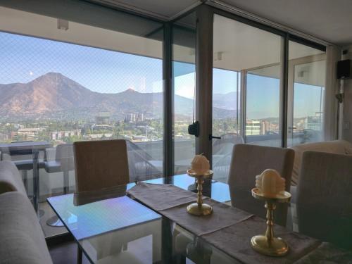 Depto Premium a pasos del Parque Arauco con aire acondicionado