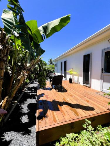 A szálláshely kívülről, Ake Ake House in Matavera