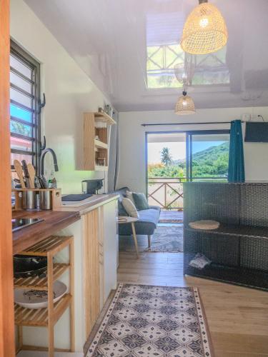 ห้องครัว, RH Maharepa LODGE in มาฮาเรปา