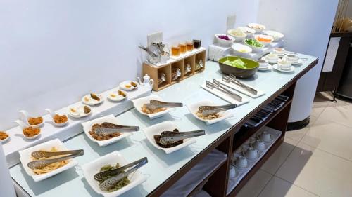 올우어 부티크 모텔 - 주산 브랜치 - 레스토랑