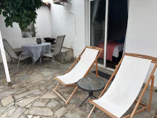 Mediterranean poolside garden cottage in Kiti