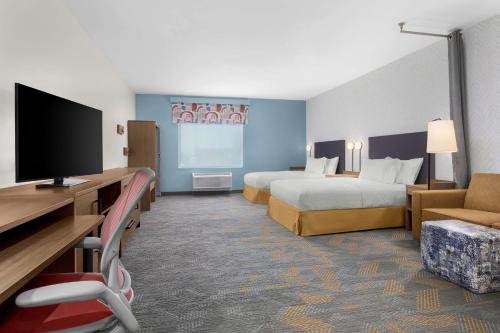 2 queen beds