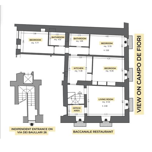 IREX Campo de Fiori - 3 bedrooms with View near Navona & Pantheon, Рим (фото 6)