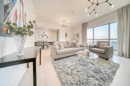 High Floor 2BR With a View of the Dubai Marina Canal Steps Away From the Beach , Shams 1, JBR by Deluxe Holiday Homes, Dubaï (photo 3)