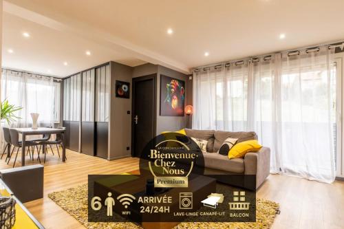 F3 charmant neuf et équipé avec balcon "Wailly" - Location saisonnière - Clermont-Ferrand
