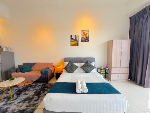 1 double bed