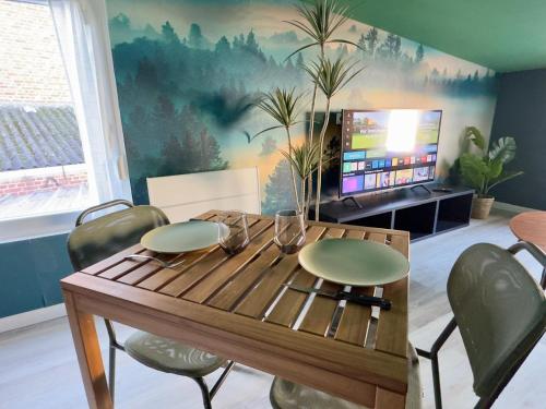 Suite Tropical-Netflix-Parking in Douai