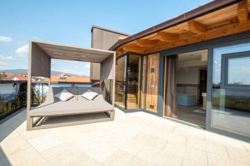 陽台/露台, Natur- & Wellnesshotel Brunner Hof in 阿恩施旺