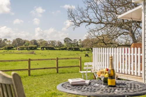 Exterior view, The Cricket Pavilion in Stiffkey