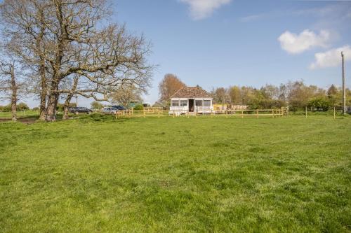 Exterior view, The Cricket Pavilion in Stiffkey