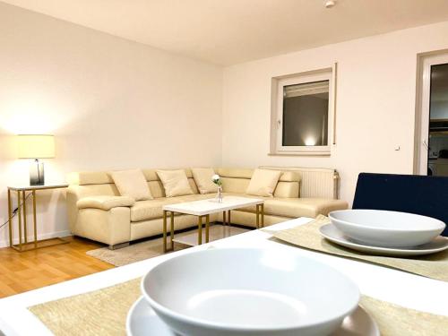 Modern und Gemütlich, Ferienwohnung mit Balkon und Netflix in Leimen WeHome Komfort (Modern und Gemutlich, Ferienwohnung mit Balkon und Netflix in Leimen WeHome Komfort) in 萊門