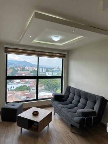 Two-Bedroom Apartment room in Mejor vista panorámica ubicación céntrica al lado de centros comerciales y los mejores restaurantes tenemos hermosa piscina gimnasio y parqueadero gratis