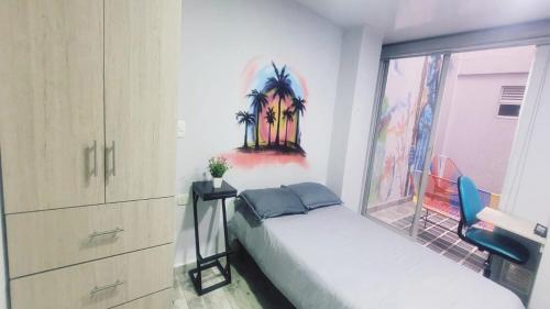 1 double bed