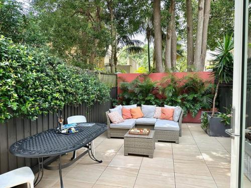 View, Art-Filled Designer Terrace in Chic Woollahra in Woollahra