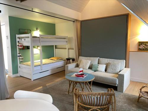 Studio moderne avec vue sur port à Sauzon - FR-1-418-186 - Pointe des Poulains