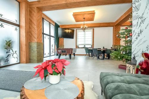 公共休息室/电视室, Apartamenty Pod Tatrzańskim Niebem (Apartamenty Pod Tatrzanskim Niebem) in 班斯卡维兹纳