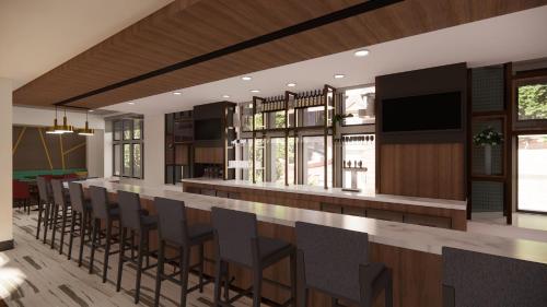 מסעדה, Hilton Garden Inn Dayton Downtown in דאיטון(או איץ')