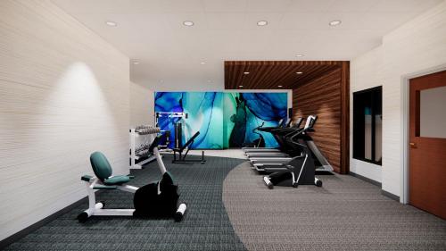 Fitness center, Hilton Garden Inn Dayton Downtown in Dayton (OH)