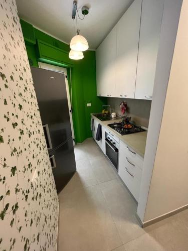 Cocina, Recently Renovated Beachfront Retreat in Giulianova in Giulianova