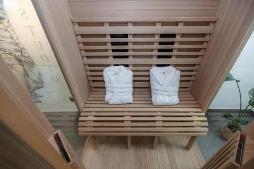 Sauna, Alpen Studio ZweiZeit in Tropolach