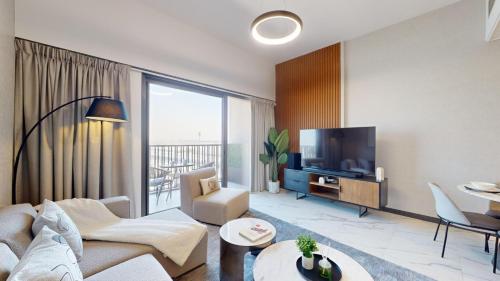 Vacationer Holiday Homes I Airy 1 Bedroom l Modern Finishes l Wi-Fi & Equipped Kitchen l Meydan, Dubái (foto 7)