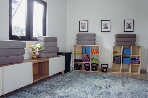 Fitnes center, The Looking Glass Hotel in San Juan