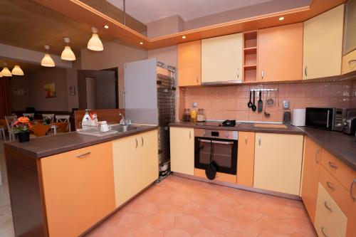廚房, Guest house Traikovi in 佩特里奇