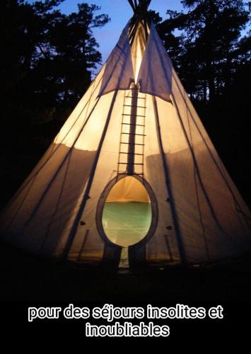 Tipi NCO gîte à louer Escragnolles