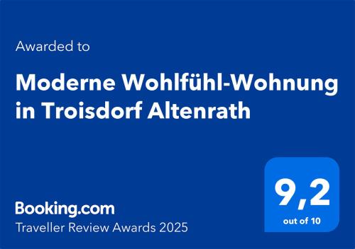 Moderne Wohlfühl-Wohnung in Troisdorf Altenrath in Troisdorf, Deutschland