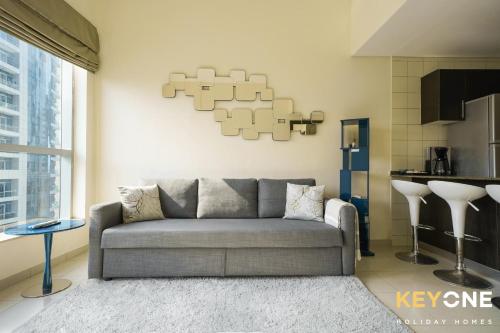 Contemporary One Bedroom with Full Marina View, Dubaj (fotografie 8)